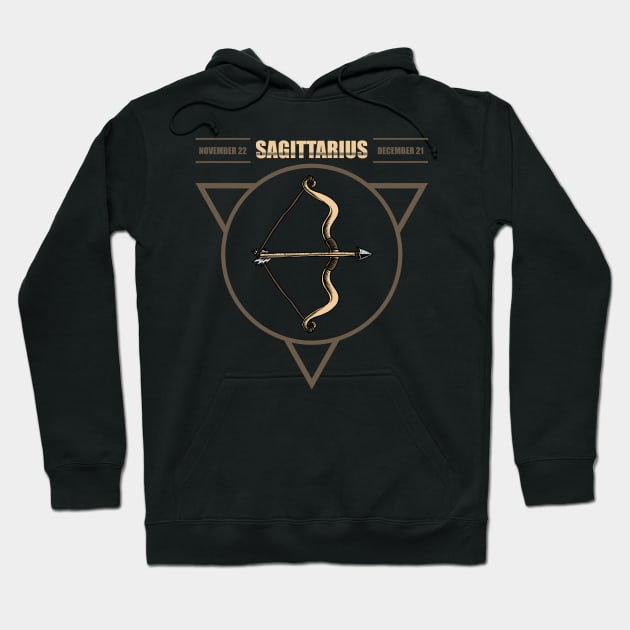 Sagittarius Zodiac Sign Hoodie by Utopia Shop